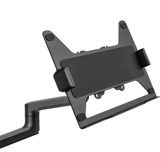 Support de bureau Neomounts DS20-425BL1 pour ordinateur portable de 11,6"-17,3"- noir (inclinable, rotatif et pivotant)