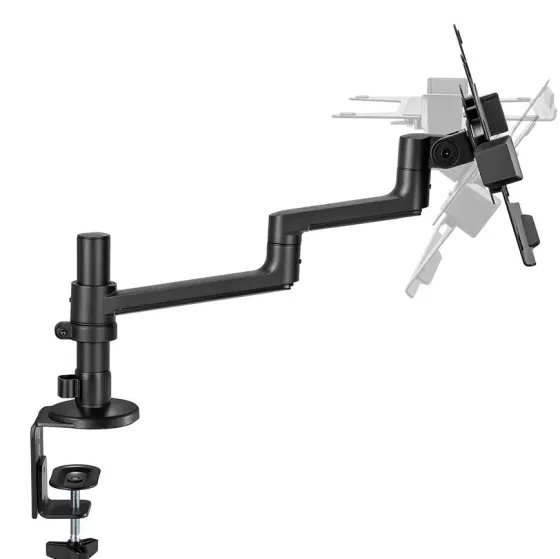 Support de bureau Neomounts DS20-425BL1 pour ordinateur portable de 11,6"-17,3"- noir (inclinable, rotatif et pivotant)