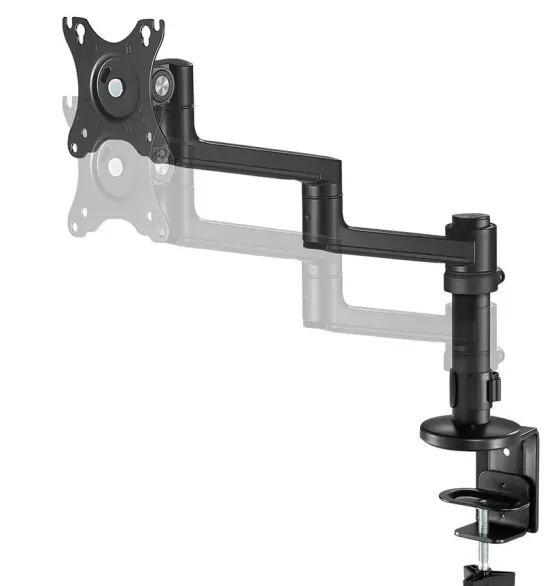 Support de bureau Neomounts DS20-425BL1 pour ordinateur portable de 11,6"-17,3"- noir (inclinable, rotatif et pivotant)