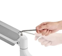 Support de bureau Neomounts DS70PLUS-450WH1 pour écran incurvé 17