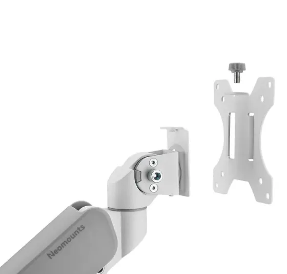 Support de bureau Neomounts DS70PLUS-450WH1 pour écran incurvé 17"-49" - blanc (inclinable, rotatif et pivotant)
