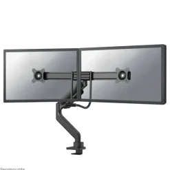 Support de bureau Neomounts DS75-450BL2 pour 2 écrans de 17-32" - noir (inclinable, rotatif, pivotant et réglable en hauteur & profondeur)