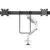 Support de bureau Neomounts DS75S-950WH2 pour 2 écrans de 17"-27" - blanc (inclinable, rotatif et pivotant)