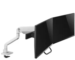 Support de bureau Neomounts DS75S-950WH2 pour 2 écrans de 17