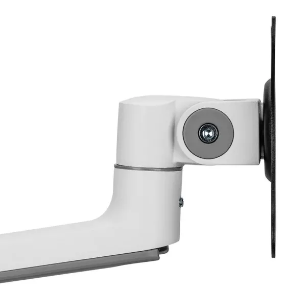 Support de bureau Neomounts DS60-425WH2 pour 2 écrans 27" - blanc (inclinable, rotatif et pivotant)