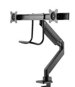Support de bureau Neomounts NM-D775DXBLACK pour deux écrans jusqu'à 32" | 8 kg (par écran)