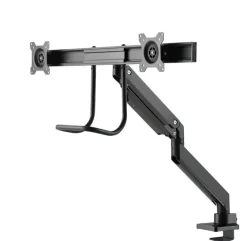 Support de bureau Neomounts NM-D775DXBLACK pour deux écrans jusqu'à 32