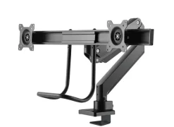 Support de bureau Neomounts NM-D775DXBLACK pour deux écrans jusqu'à 32