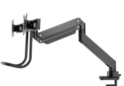 Support de bureau Neomounts NM-D775DXBLACK pour deux écrans jusqu'à 32