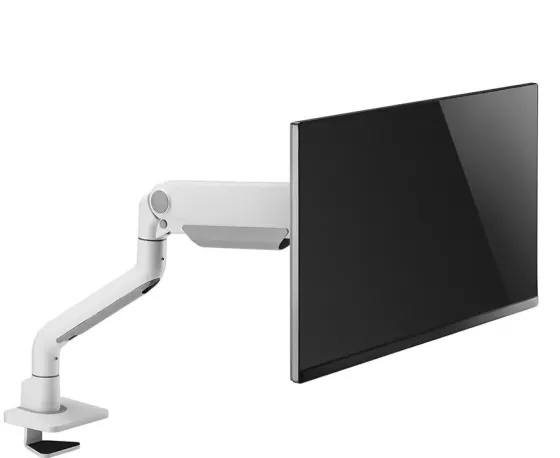 Support de bureau Neomounts DS70S-950WH1 pour écran 17"-49" - blanc (inclinable, rotatif et pivotant)