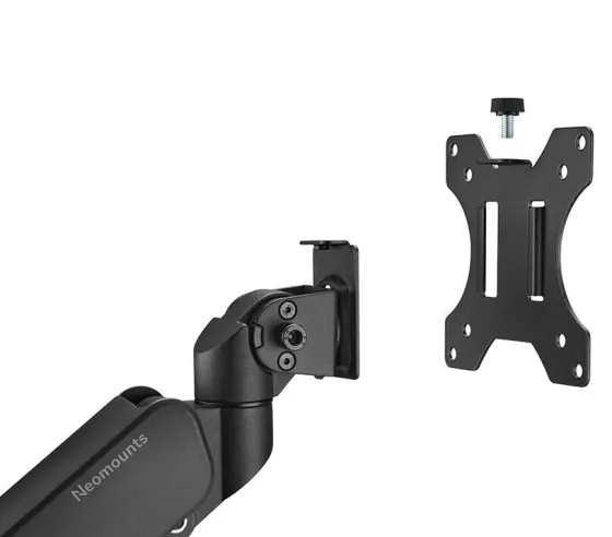 Support de bureau Neomounts DS70PLUS-450BL1 pour écran incurvé 17"-49" - noir (inclinable, rotatif et pivotant)