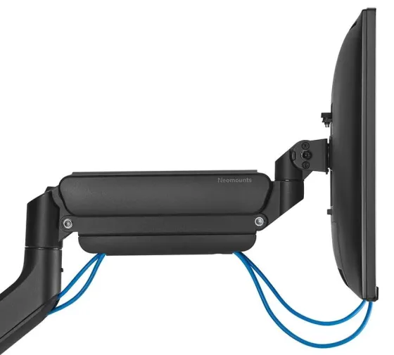 Support de bureau Neomounts DS70PLUS-450BL1 pour écran incurvé 17"-49" - noir (inclinable, rotatif et pivotant)