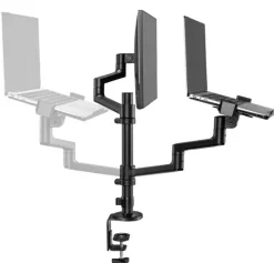 Support de bureau Neomounts DS20-425BL2 entièrement mobile - pour écrans 17-27