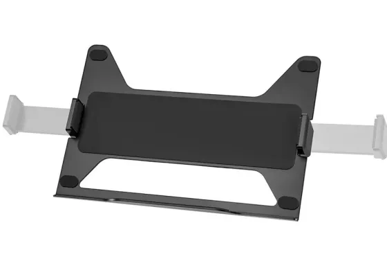 Support de bureau Neomounts DS20-425BL2 entièrement mobile - pour écrans 17-27" & ordinateurs portables 11,6-17,3" (inclinable, rotatif et pivotant), noir