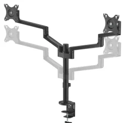 Support de bureau Neomounts DS60-425BL2 pour 2 écrans de 27