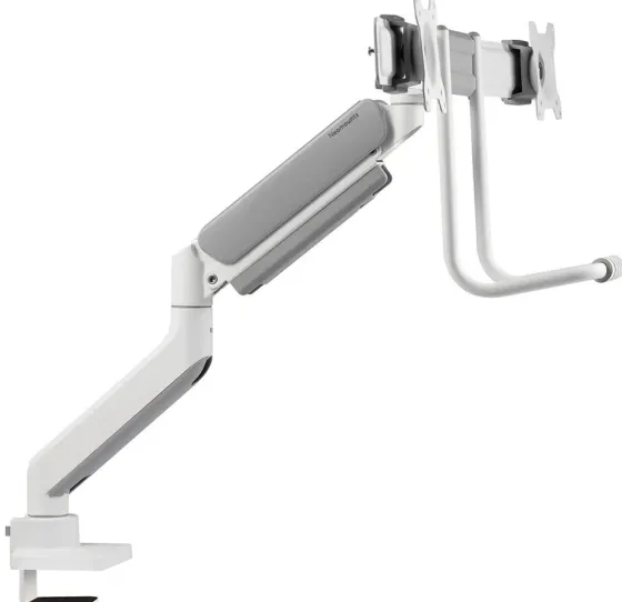 Support de bureau Neomounts DS75-450WH2 pour deux écrans de 17"-32" - blanc