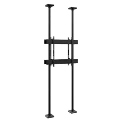 Support fixe Hagor CPS pour 2 écrans dos-à-dos - 75"-86" (fixation sol/plafond, recto-verso)