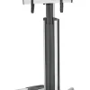 Support mobile Chief LPAUS Large Fusion réglable en hauteur manuellement - 40"-80", argent