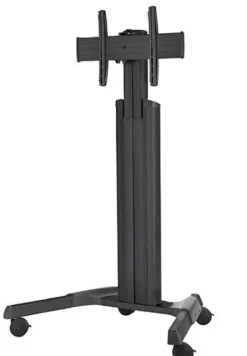 Support mobile Chief MPAUB Medium Fusion réglable en hauteur manuellement - 37"-55", noir