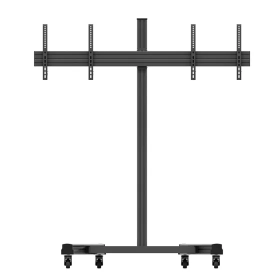 Support mobile Dual Hagor CPS pour 2 écrans - 43"-55" (inclinable)