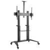 Support mobile Hagor BrackIT Stand HD XXL réglable en hauteur manuellement - 62"-120" (inclinable de -5 à +10°)