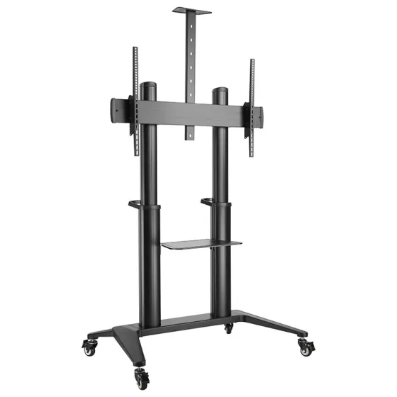 Support mobile Hagor BrackIT Stand HD XXL réglable en hauteur manuellement - 62"-120" (inclinable de -5 à +10°)