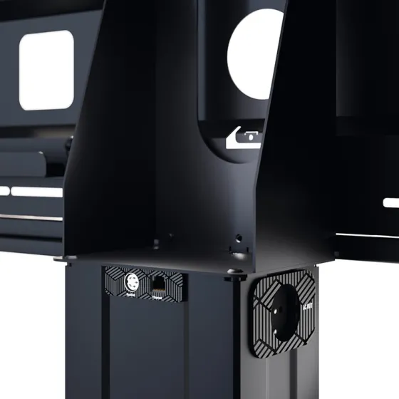 Support mobile Hagor HP Lift réglable en hauteur électriquement - 55-100"
