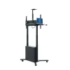 Support mobile Hagor HP Twin Lift M-B réglable en hauteur électriquement - 55"-86"