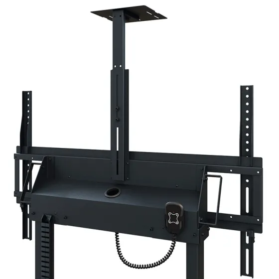 Support mobile Hagor HP Twin Lift M-B réglable en hauteur électriquement - 55"-86"