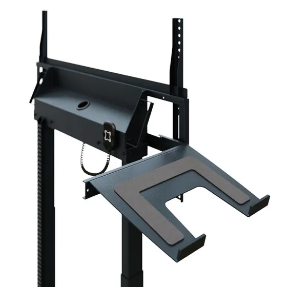 Support mobile Hagor HP Twin Lift M-B réglable en hauteur électriquement - 55"-86"