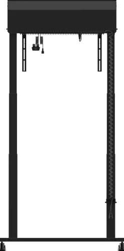 Support mobile iiyama MD-CAR2031-B1 réglable en hauteur électriquement - 98