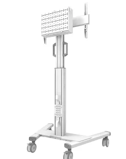 Support mobile Neomounts FL50S-825WH1 réglable en hauteur manuellement - 37"-75", Blanc