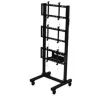 Support mobile Peerless-AV DS-C560-1X3, pour mur d'images 1x3 écrans - 46″-60″