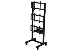 Support mobile Peerless-AV DS-C560-1X3, pour mur d'images 1x3 écrans - 46″-60″