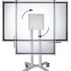 Support mobile PeTa Flip Stand pour Samsung Flip WM55H/R + WM65R et écrans - 55"-65", blanc (inclinable 10° et pivotant 90°)