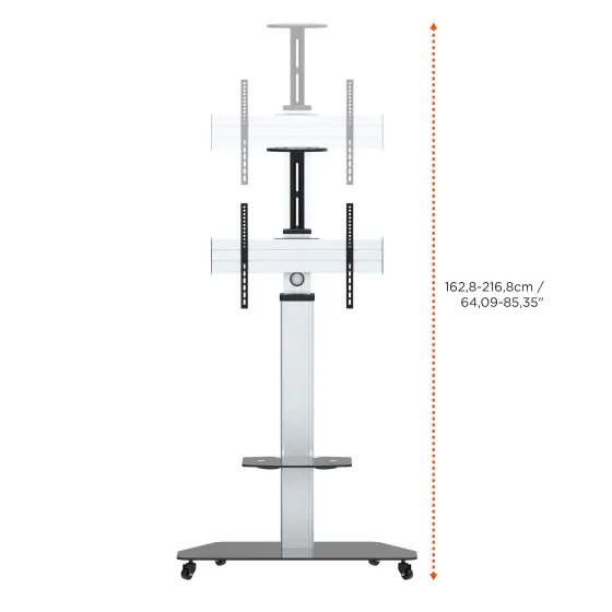 Support mobile/fixe celexon PRO Adjust-3270MP réglable en hauteur manuellement - 32’’-70’’ (inclinable de 15°)