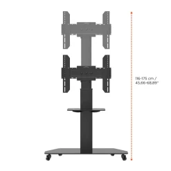 Support mobile/fixe celexon PRO Adjust-3770MP réglable en hauteur manuellement - 37’’-70’’