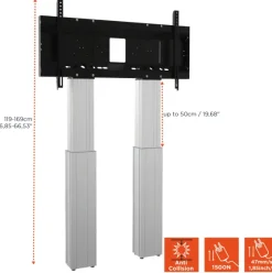 Support mural celexon Expert Adjust-70120WS réglable en hauteur électriquement - 70