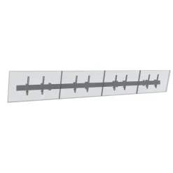 Support mural Hagor comPROnents® Menuboard pour 4 Displays - 46