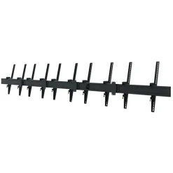 Support mural Hagor comPROnents® Menuboard pour 5 Displays - 46"-65" (Portrait, inclinable)