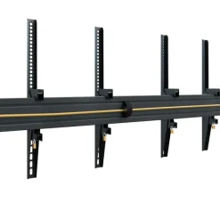 Support mural Hagor comPROnents® Menuboard pour 5 Displays - 46"-65" (Portrait, inclinable)