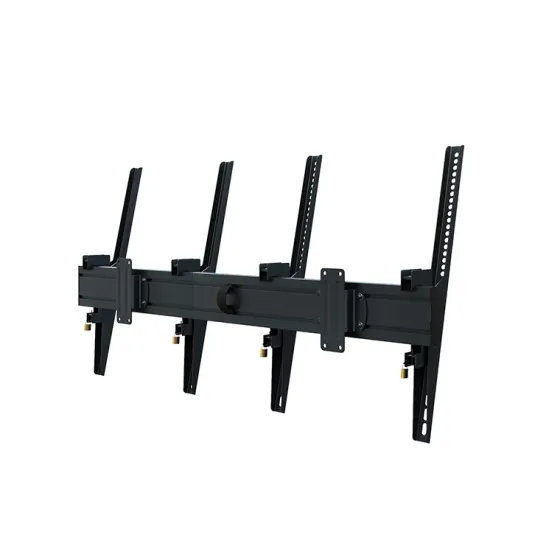 Support mural Hagor comPROnents® Menuboard pour 2 Displays - 46"-65" (Portrait, inclinable)