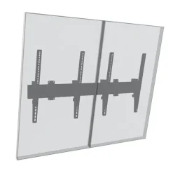 Support mural Hagor comPROnents® Menuboard pour 2 Displays - 46