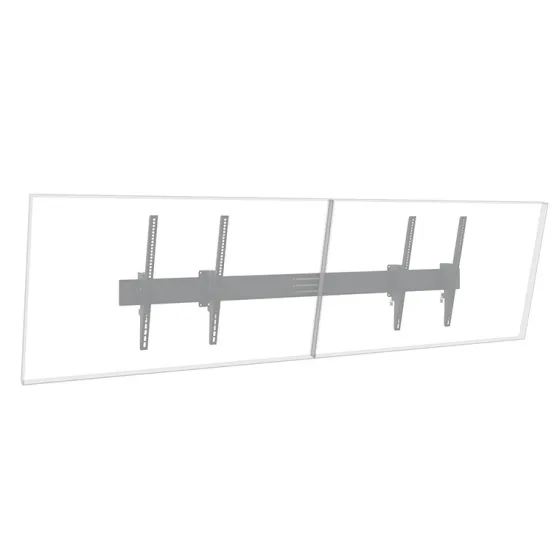 Support mural Hagor comPROnents® Menuboard pour 2 Displays - 55"-65" (Paysage, inclinable)