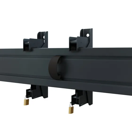 Support mural Hagor comPROnents® Menuboard pour 4 Displays - 32"-43" (Paysage, inclinable)