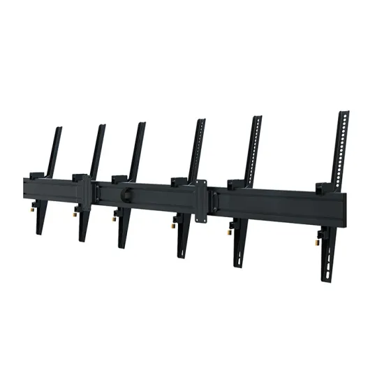 Support mural Hagor comPROnents® Menuboard pour 3 Displays - 46"-65" (Portrait, inclinable)