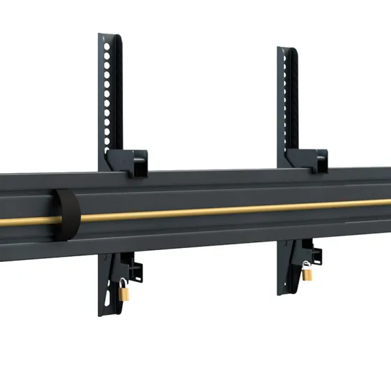 Support mural Hagor comPROnents® Menuboard pour 3 Displays - 46"-65" (Paysage, inclinable)