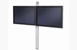 Support mural pour écran plat SMS X WFH S1955 Video Conference blanc