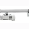 Support mural SMS Short Throw V avec colonne de 1200mm en aluminium, BLANC