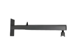 Support mural standard PeTa, longeur variable de 40 cm à 70 cm, Anthracite